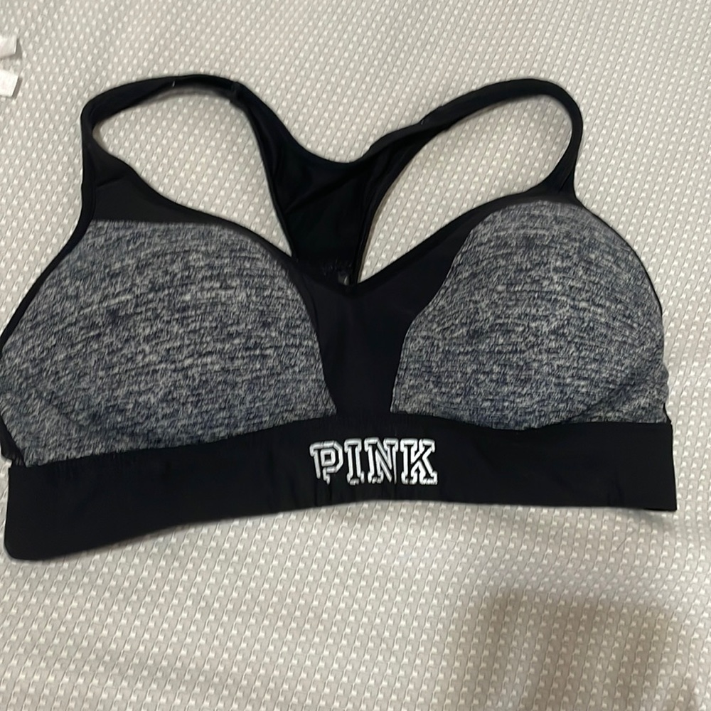 3 Pink push-up sport bras